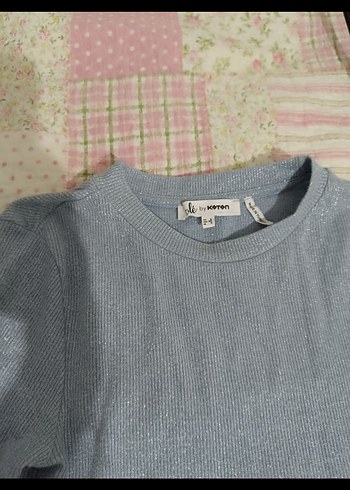 Gri Kadın Kısa Örgü Kazak - Görsel 2