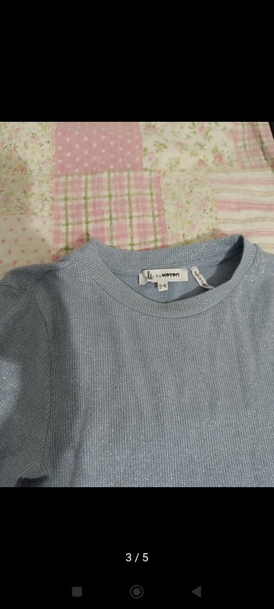 Gri Kadın Kısa Örgü Kazak - Görsel 2