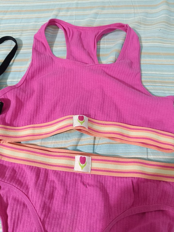 Pembe Renkli Kız Bikini Takımı - Görsel 3