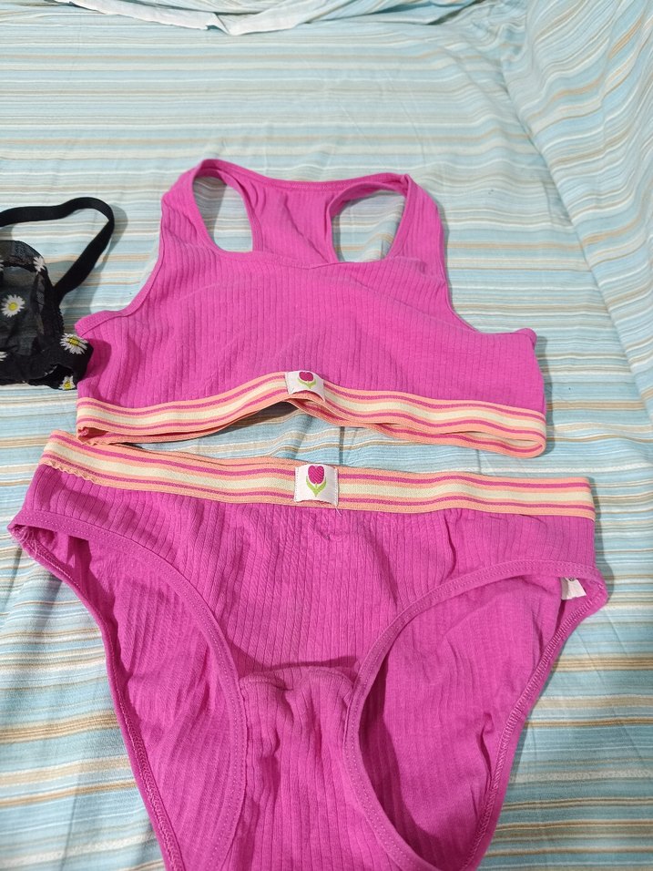 Pembe Renkli Kız Bikini Takımı - Görsel 2