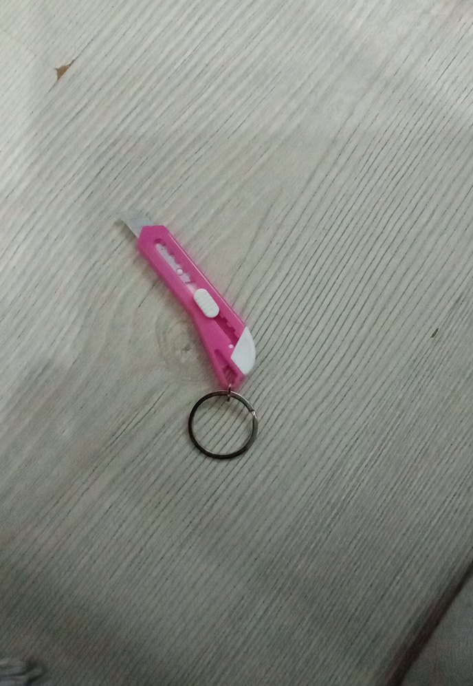 Pembe Minimalist Kadın Anahtarlık - Görsel 2