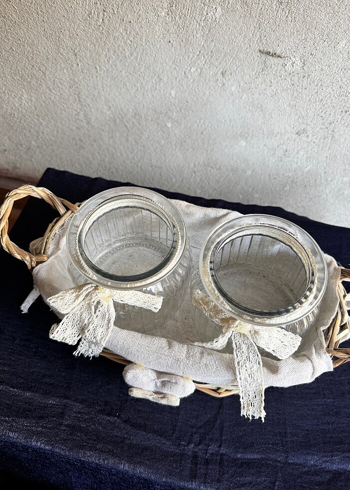 2 adet kavanozlu sepet - Görsel 2