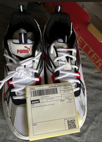 Puma Beyaz Bağcıklı Puma Spor Ayakkabı