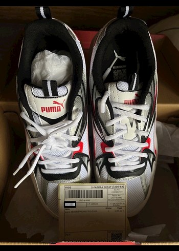 Beyaz Bağcıklı Puma Spor Ayakkabı