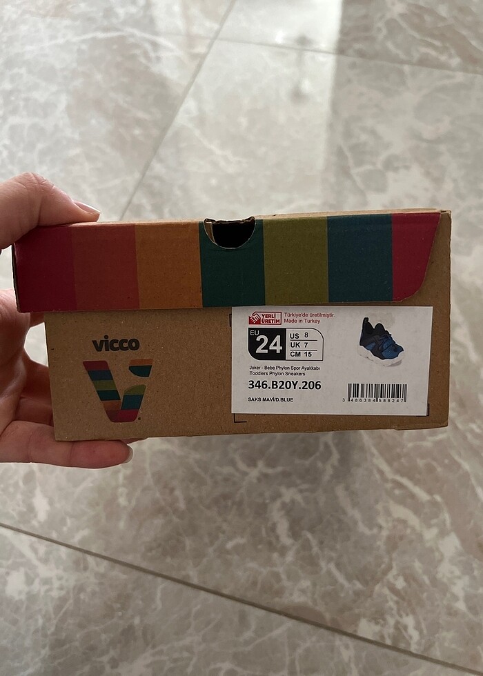Vicco spor ayakkabı bir kez giyildi - Görsel 5