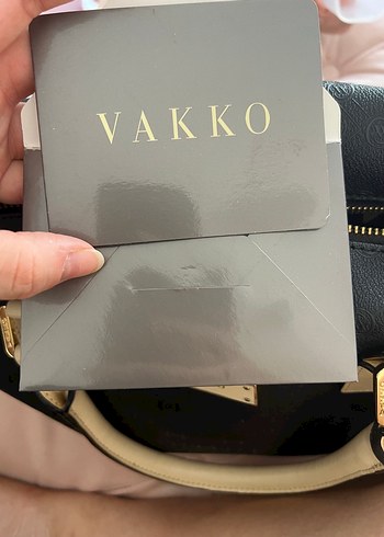 Vakko Siyah Deri Kadın Çanta - Görsel 6