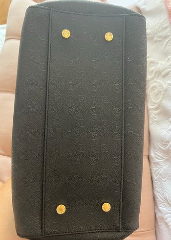 Vakko Siyah Deri Kadın Çanta - Görsel 9