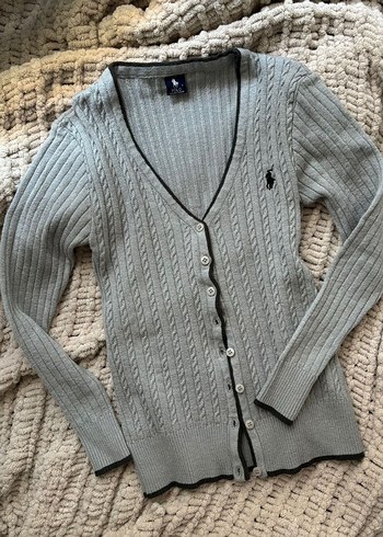 Ralph Lauren Polo Ralph Lauren Gri V Yaka Triko Hirka
