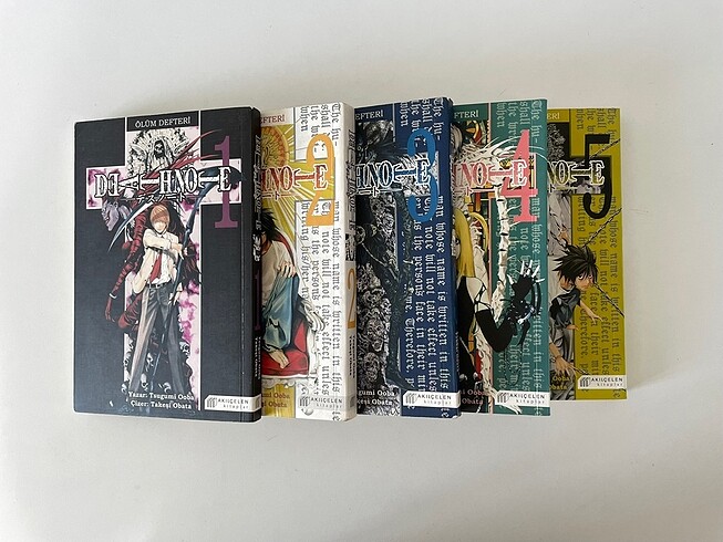 Death Note 1, 2, 3, 4, 5 Manga
