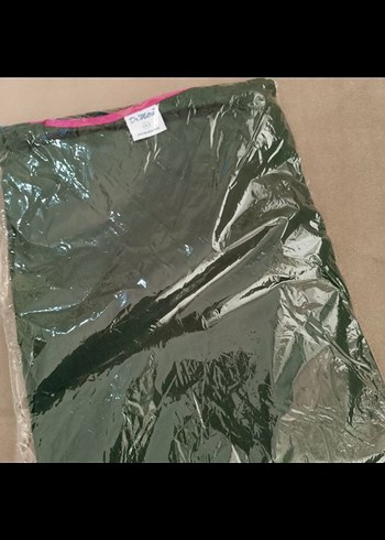 Uzun Yeşil Hemşire forması, Kısa Kollu, Bol Kesim - Görsel 4