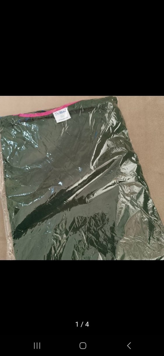 Uzun Yeşil Hemşire forması, Kısa Kollu, Bol Kesim - Görsel 4