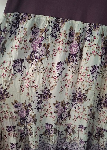 Bohem V Yaka Uzun  Elbise - Görsel 4