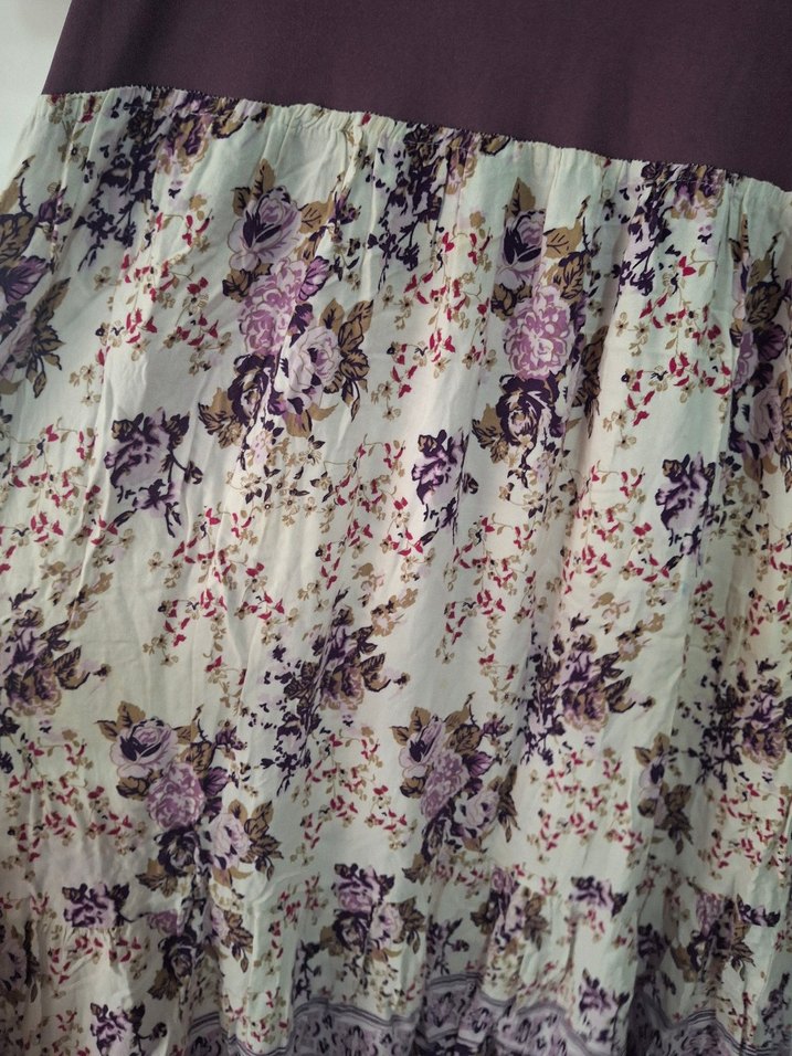 Bohem V Yaka Uzun  Elbise - Görsel 4