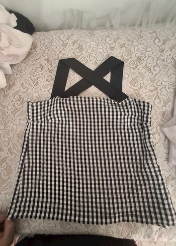 ekoseli alt üst takım etek bluz - Görsel 5