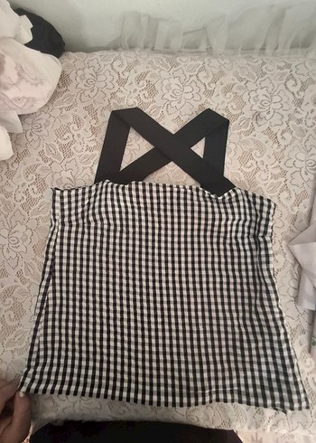 ekoseli alt üst takım etek bluz - Görsel 6