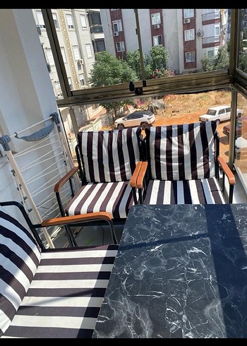 Siyah Zebra Desenli Modern Minder Kılıfı
