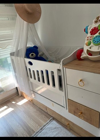  Beden Beyaz Bebek Beşiği