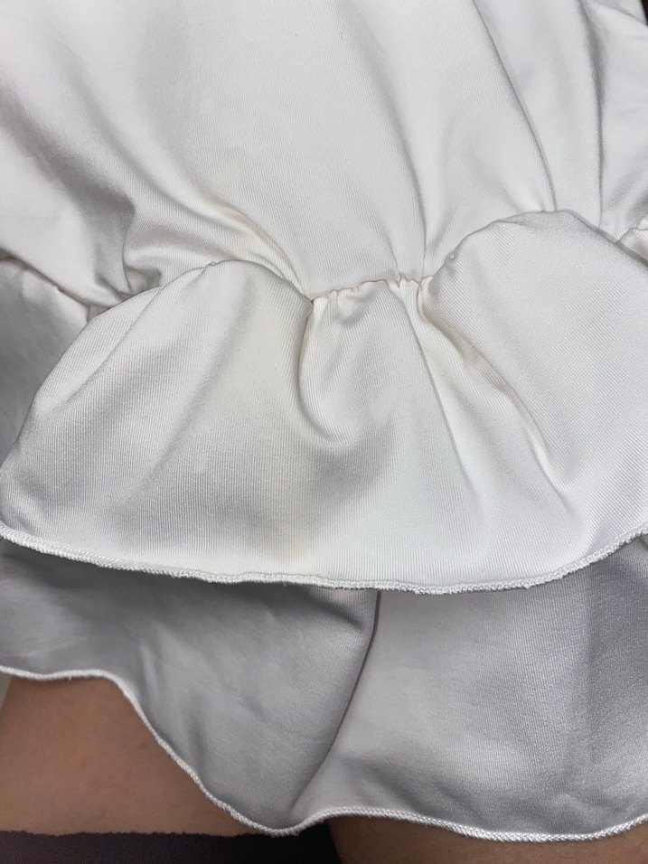 Beyaz Mini Etek - Görsel 3