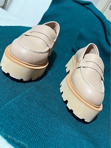 35 Beden ten rengi Renk Kadın oxford loafer 35 numara