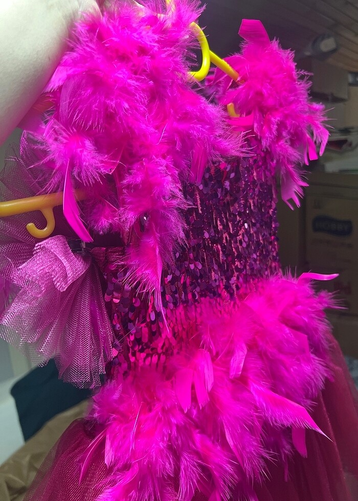 Kız çocuk abiye kostüm 7-8 yaş - Görsel 3