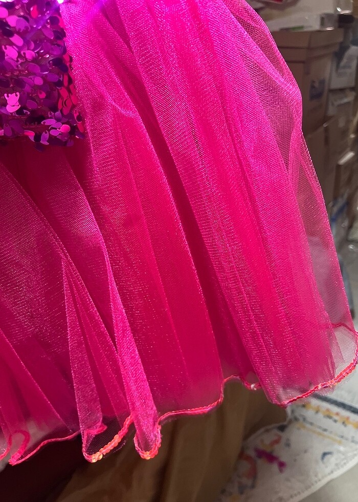 Kız çocuk abiye kostüm 7-8 yaş - Görsel 5