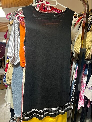 Kadın Siyah Mini Abiye Elbise 38 Beden - Görsel 5