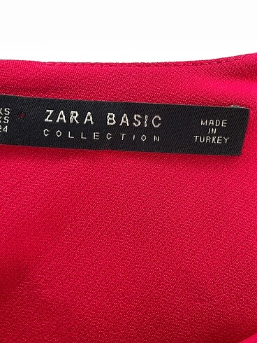 xs Beden kırmızı Renk Zara Bluz %70 İndirimli.