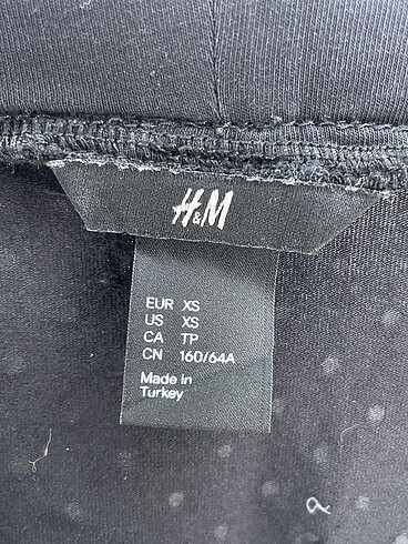 xs Beden siyah Renk H&M Mini Etek %70 İndirimli.