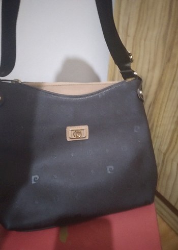 Tokalı Siyah Deri Kadın Çanta - Görsel 2