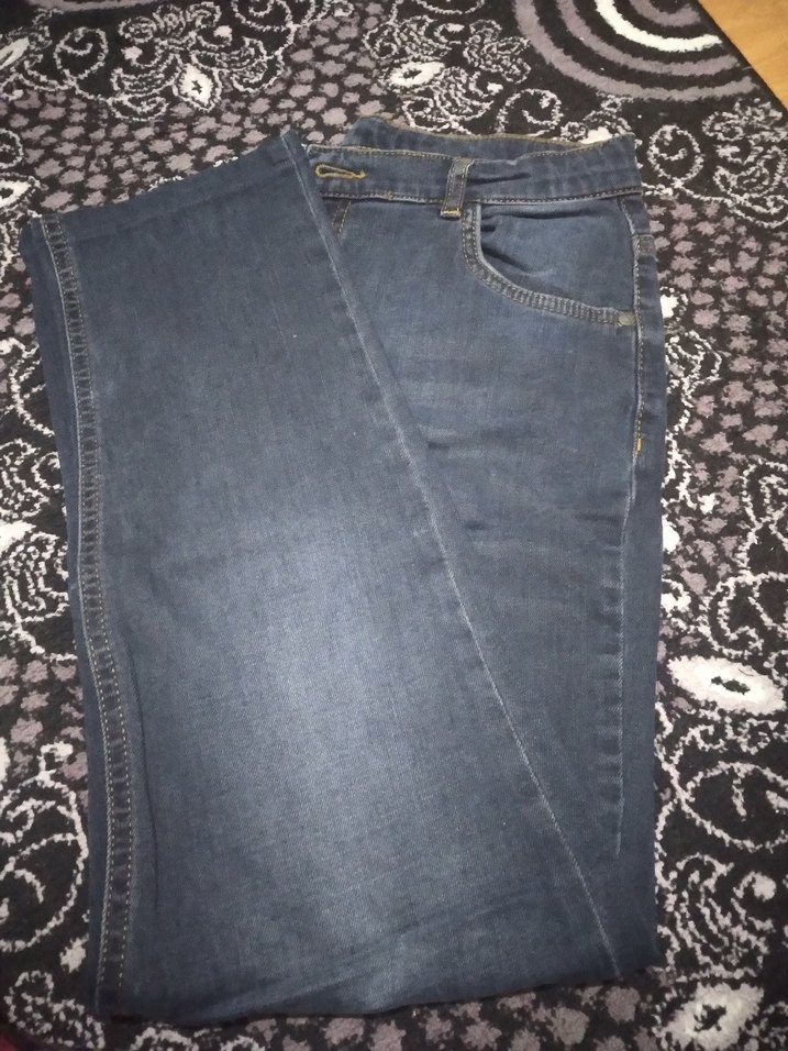 LC Waikiki Erkek Çocuk Gri Baskılı Kot Pantolon - Görsel 2