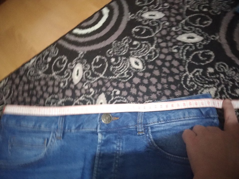 Mavi Regular Fit Midi Kot Pantolon - Görsel 4