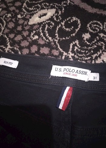 Düğmeli Siyah Geniş Kesim Midi Kot Pantolon - Görsel 2