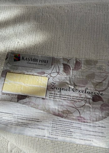 Beyaz Modern Klasik Halı - Görsel 4