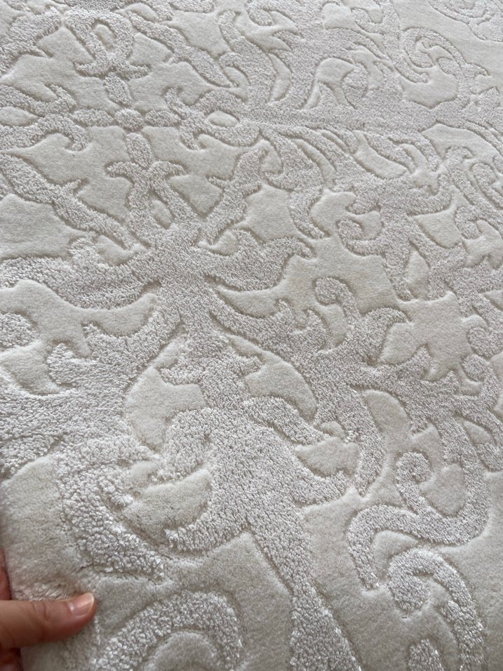 Beyaz Modern Klasik Halı - Görsel 3