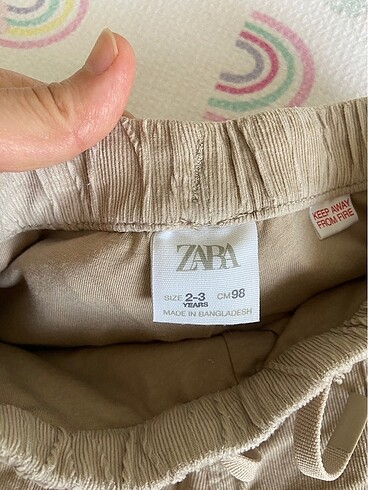 Zara Zara Kadife Pantolon