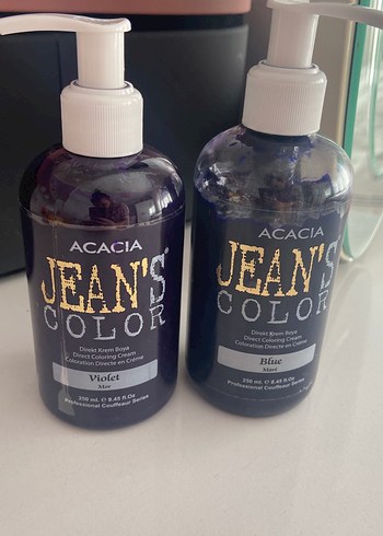 Acacia Jean's Color Saç Boyası 250 ml hem mavi hem mor bir arada