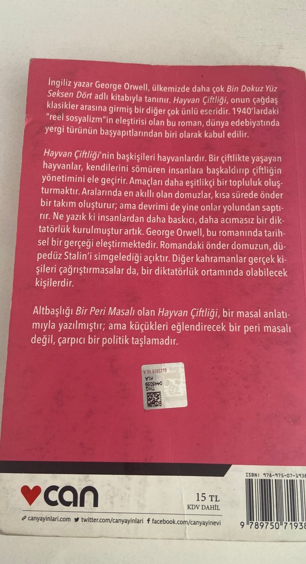 Hayvan çiftliği GEORGE ORWELL - Görsel 2