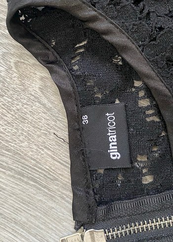 Dantel Detaylı üst Transparan Siyah Etek ve Bluz Takım - Görsel 5