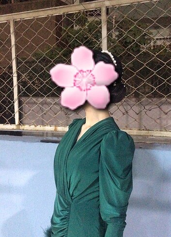 İnce kadife astarlı  abiye - Görsel 2