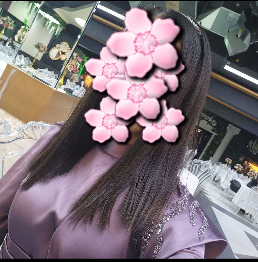 Uzun Mor Gotik Kadın Abiye Elbise - Görsel 2