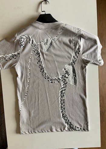 Burberry Oversize unisex t shrt - %100 Pamuk - Ön Arka Baskili - Görsel 4