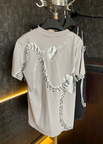 Burberry Oversize unisex t shrt - %100 Pamuk - Ön Arka Baskili - Görsel 6