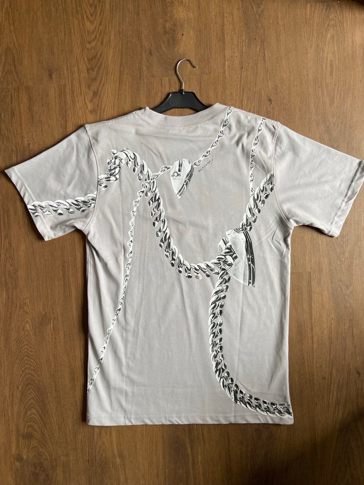 Burberry Oversize unisex t shrt - %100 Pamuk - Ön Arka Baskili - Görsel 2