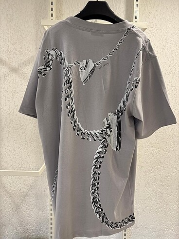 Burberry Oversize unisex t shrt - %100 Pamuk - Ön Arka Baskili - Görsel 4