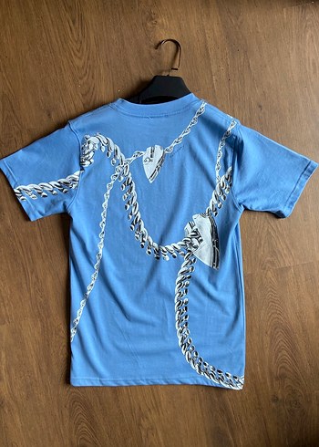 Burberry Oversize unisex t shrt - %100 Pamuk - Ön Arka Baskili - Görsel 2