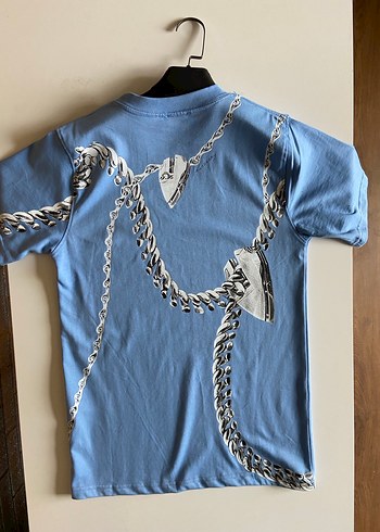 Burberry Oversize unisex t shrt - %100 Pamuk - Ön Arka Baskili - Görsel 4