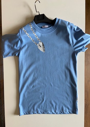 Burberry Oversize unisex t shrt - %100 Pamuk - Ön Arka Baskili - Görsel 3