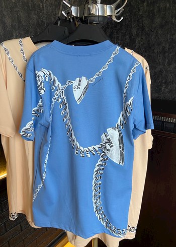 Burberry Oversize unisex t shrt - %100 Pamuk - Ön Arka Baskili - Görsel 8