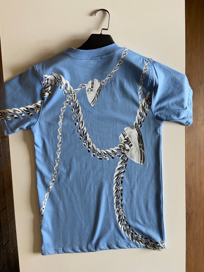 Burberry Oversize unisex t shrt - %100 Pamuk - Ön Arka Baskili - Görsel 4