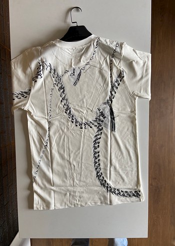 Burberry Oversize unisex t shrt - %100 Pamuk - Ön Arka Baskili - Görsel 4